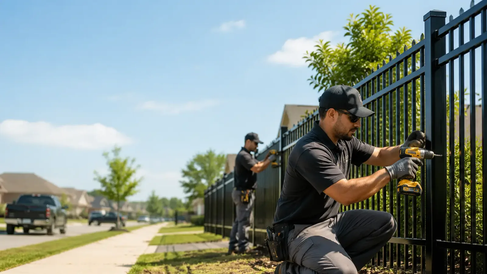 Metal Fence Installation in Woodstock, IL